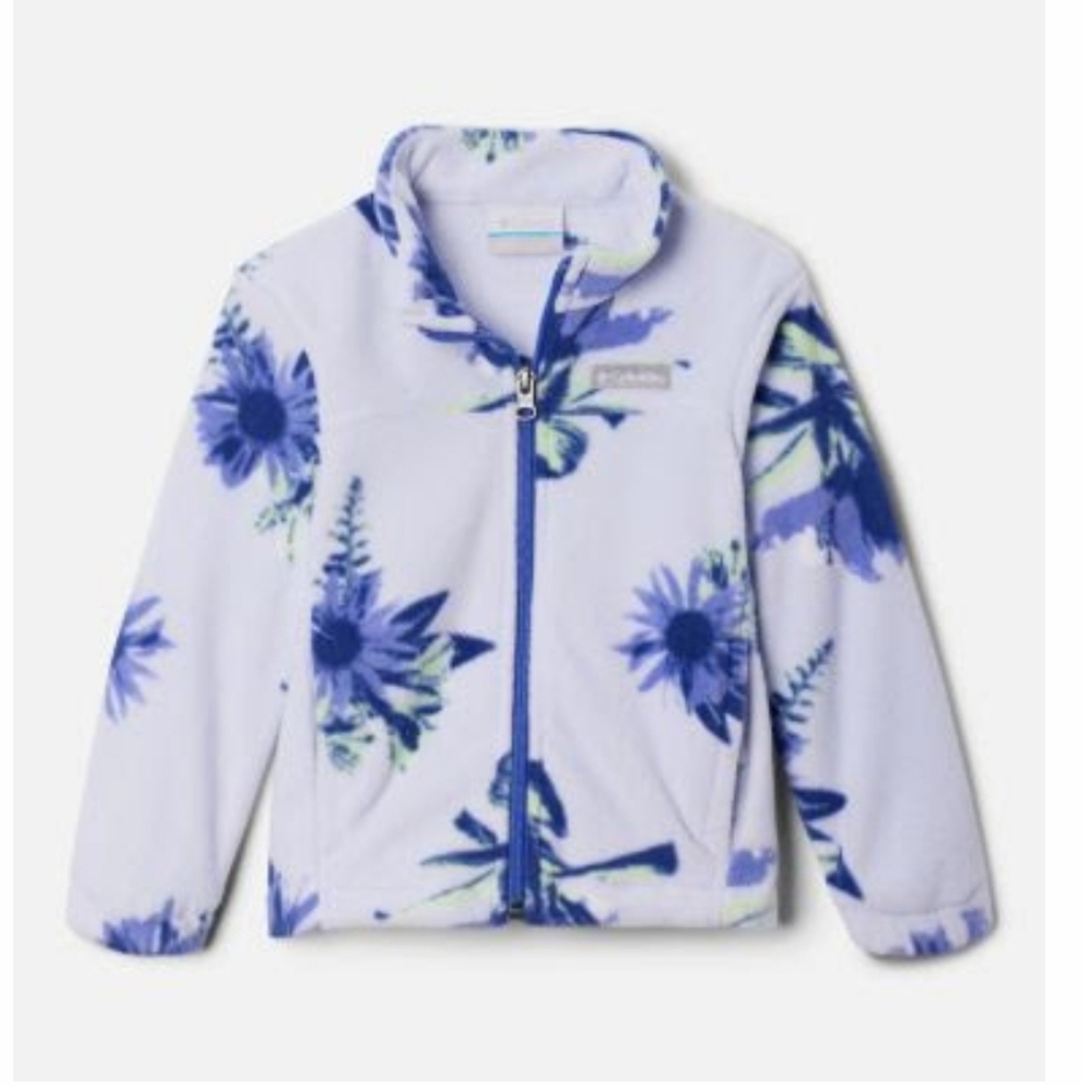 Columbia Girls' Toddler Castle Dale Printed Full Zip Fleece Jacket